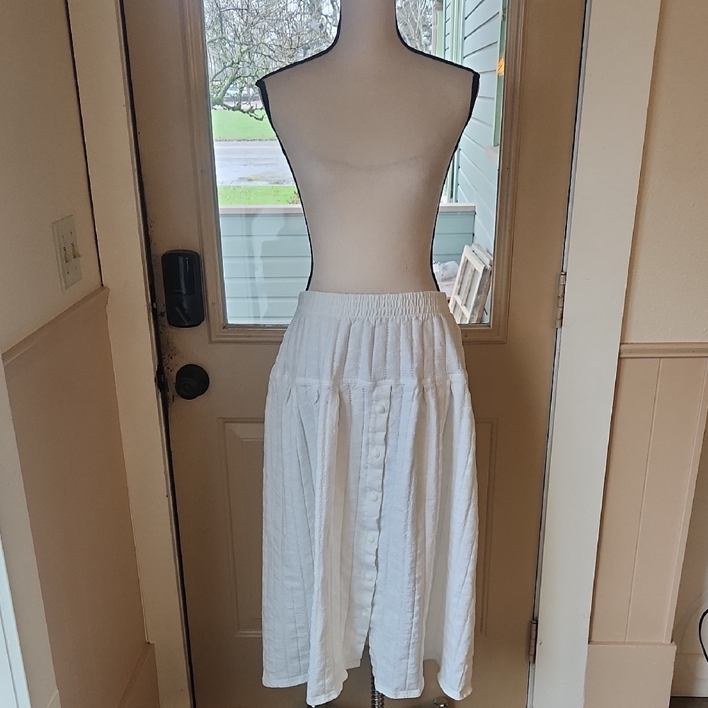 Vintage Cotton Skirt | 3X (See Measurements)